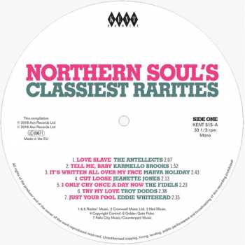 LP Various: Northern Soul's Classiest Rarities