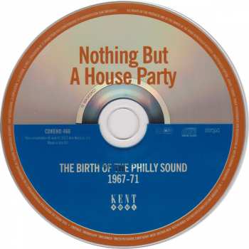 CD Various: Nothing But A House Party (The Birth Of The Philly Sound 1967-71)