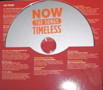 4CD Various: NOW That's What I Call Timeless... The Songs