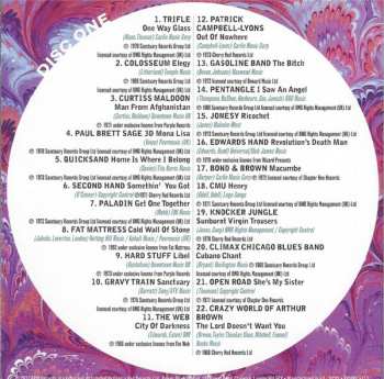 3CD/Dobozkészlet Various: One Way Glass (Dancefloor Prog, Brit Jazz & Funky Folk 1968-1975)