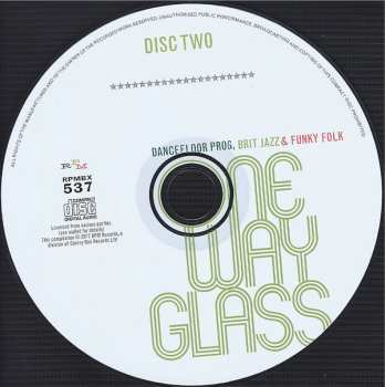 3CD/Dobozkészlet Various: One Way Glass (Dancefloor Prog, Brit Jazz & Funky Folk 1968-1975)