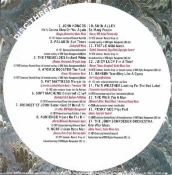 3CD/Dobozkészlet Various: One Way Glass (Dancefloor Prog, Brit Jazz & Funky Folk 1968-1975)