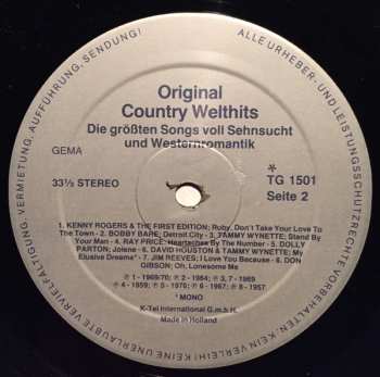LP Various: Original Country Welthits