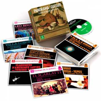 25CD/Dobozkészlet Various: Panorama De La Guitare (A World Of Classical Guitar Music)