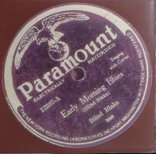 CD Various: Paramount Blues - Early  Morning Blues