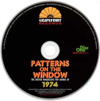 3CD/Dobozkészlet Various: Patterns On The Window (The British Progressive Pop Sounds Of 1974)
