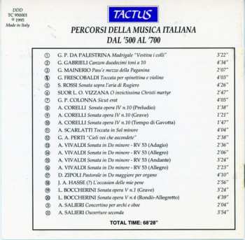 CD Various: Percorsi Della Musica Italiana Dal '500 Al '700