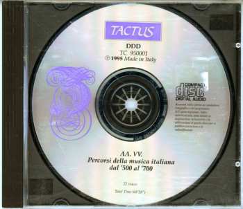 CD Various: Percorsi Della Musica Italiana Dal '500 Al '700