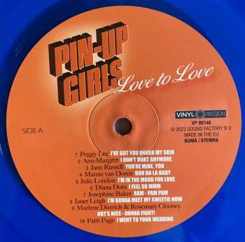 LP Various: Pin-Up Girls - Love to Love CLR