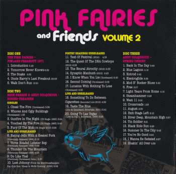 3CD Various: Pink Fairies And Friends Volume 2