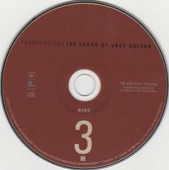 4CD/Dobozkészlet Various: Progressions: 100 Years Of Jazz Guitar