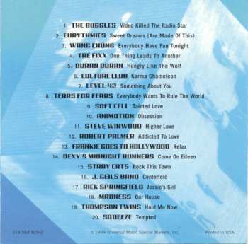 CD Various: (20 Of The Greatest Hits From The Decade Of Excess) Pure 80's