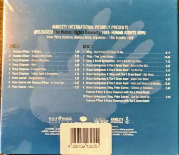 2CD Various: ¡Released! The Human Rights Concerts - 1988: Human Rights Now! DIGI