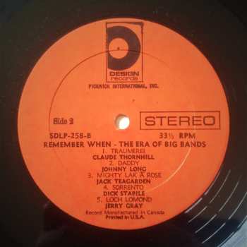 LP Various: Remember When The Era Of Big Bands