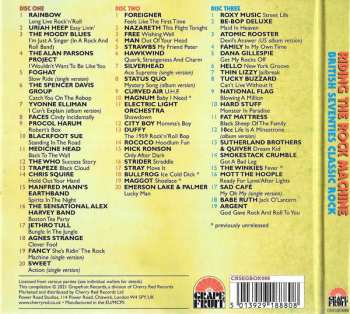 3CD/Dobozkészlet Various: Riding The Rock Machine: British Seventies Classic Rock