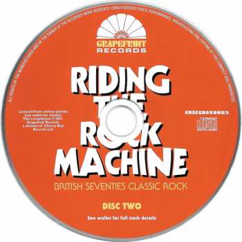 3CD/Dobozkészlet Various: Riding The Rock Machine: British Seventies Classic Rock