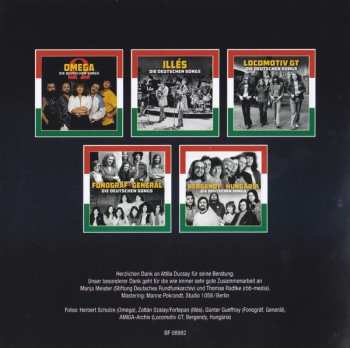 5CD/Dobozkészlet Various: Rock Aus Ungarn - Die Deutschen Songs