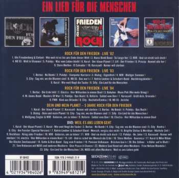 4CD/DVD/Dobozkészlet Various: Rock Für Den Frieden