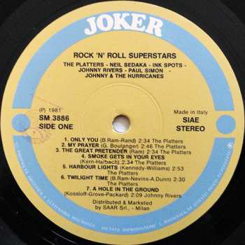 4LP/Dobozkészlet Various: Rock 'N' Roll Superstars