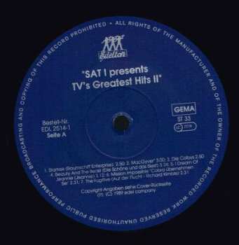 LP Various: SAT.1 Presents TV's Greatest Hits II