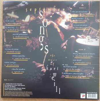 2LP Various: September Songs - The Music Of Kurt Weill LTD | CLR
