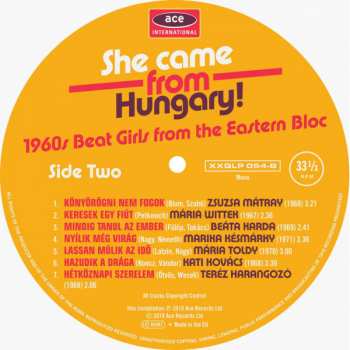 LP Various: She Came From Hungary! 1960s Beat Girls From The Eastern Bloc CLR