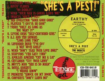 CD Various: "She's A Pest!" (18 Revved-Up Teen Swingers!)