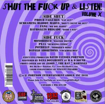 SP Various: Shut The Fuck Up And Listen! Volume X