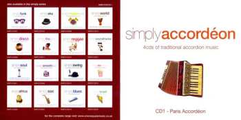 4CD/Dobozkészlet Various: Simply Accordéon