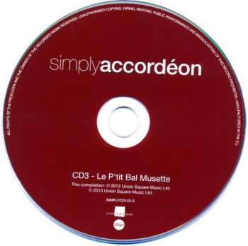 4CD/Dobozkészlet Various: Simply Accordéon