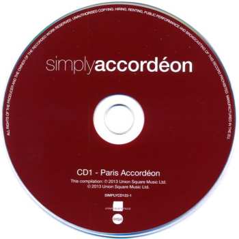 4CD/Dobozkészlet Various: Simply Accordéon
