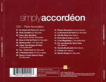 4CD/Dobozkészlet Various: Simply Accordéon