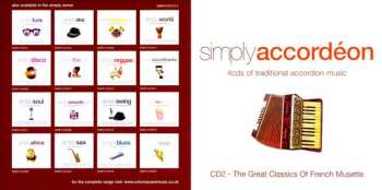 4CD/Dobozkészlet Various: Simply Accordéon