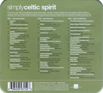 3CD/Dobozkészlet Various: Simply Celtic Spirit (3CDs Of Traditional & Contemporary Celtic Music)