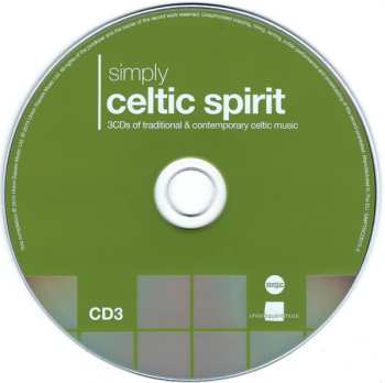 3CD/Dobozkészlet Various: Simply Celtic Spirit (3CDs Of Traditional & Contemporary Celtic Music)