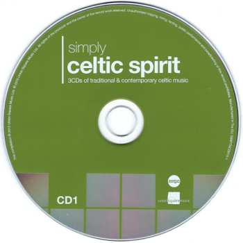 3CD/Dobozkészlet Various: Simply Celtic Spirit (3CDs Of Traditional & Contemporary Celtic Music)
