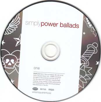 4CD/Dobozkészlet Various: Simply Power Ballads (4 CDs Of Modern And Classic Power Ballads)