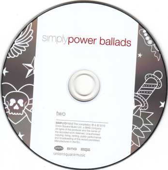 4CD/Dobozkészlet Various: Simply Power Ballads (4 CDs Of Modern And Classic Power Ballads)