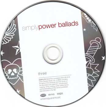4CD/Dobozkészlet Various: Simply Power Ballads (4 CDs Of Modern And Classic Power Ballads)
