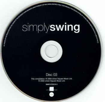 4CD/Dobozkészlet Various: Simply Swing