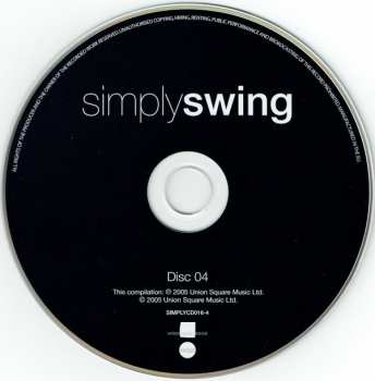 4CD/Dobozkészlet Various: Simply Swing