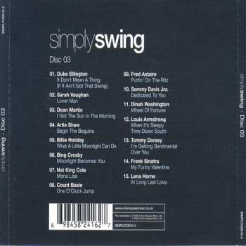 4CD/Dobozkészlet Various: Simply Swing