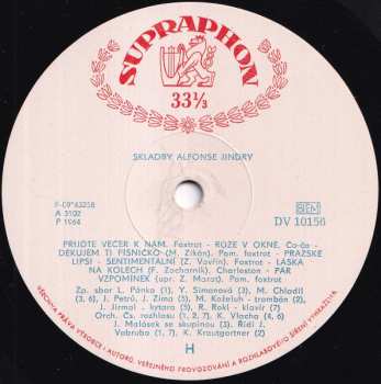LP Various: Skladby Alfonse Jindry