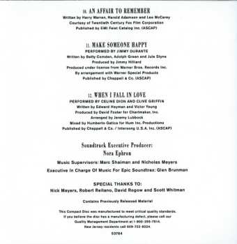 CD Various: Sleepless In Seattle (Original Motion Picture Soundtrack)