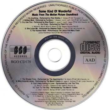 CD Various: Some Kind Of Wonderful (Music From The Motion Picture Soundtrack)