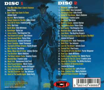 2CD Various: Songs Of The Wild West (50 Original Western Classics On 2 CDs)