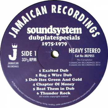 LP Various: Sound System Dub Plate Specials 1975-1979