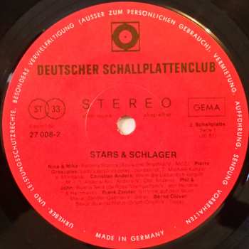 LP Various: Stars & Schlager