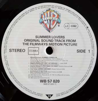 LP Various: Summer Lovers (Original Sound Track From The Filmways Motion Picture)