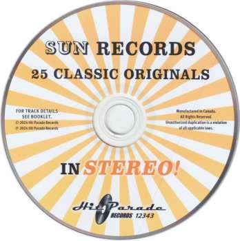 CD Various: Sun Records: 25 Classic Originals in Stereo! 